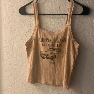 Crop tank top